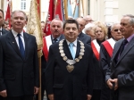 Od lewej: Prezes ZHiU - Zdzisłąw Lubański, Prezes NRZHiU - Zbigniew Jarzyna oraz Wiceprezes NRZHiU - Tadeusz Pankowski