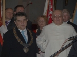Od lewej: Prezes NRZHiU - Zbigniew Jarzyna i Ojciec Generał Stanisław Józef Płatek