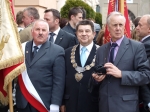 Od lewej: Prezes ZHiU w Łomży - Krzysztof Komorowski, Prezes NRZHiU - Zbigniew Jarzyna oraz WIceprezes NRZHiU - Tadeusz Pankowski